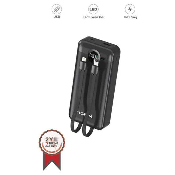 Torima TRM-1025 20000 mAh Hızlı Şarj Powerbank