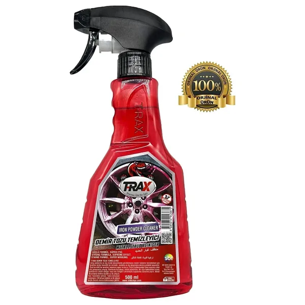 TRAX Demir Tozu Temizleyici Yüksek Kaliteli Jant Ve Kaporta Temizleyici Sprey 500 ml