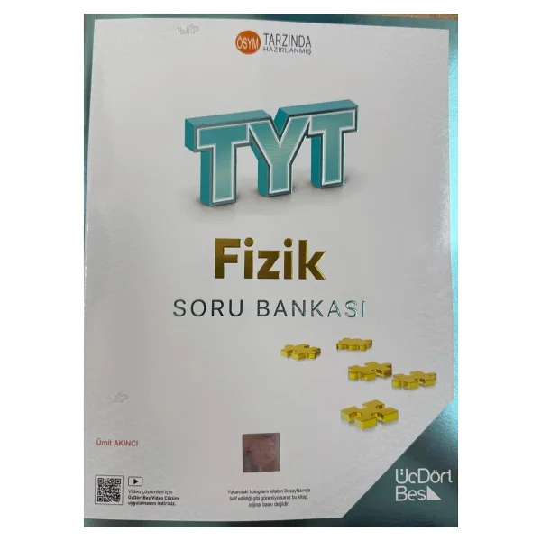 ÜçDörtBeş Yayınları TYT Fizik Soru Bankası 2026
