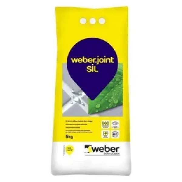 Weber Jointsil Derz Dolgusu 5 Kg Kül Gri 439