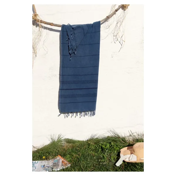 %100 Pamuk 90x180 Taşlanmış Peştemal