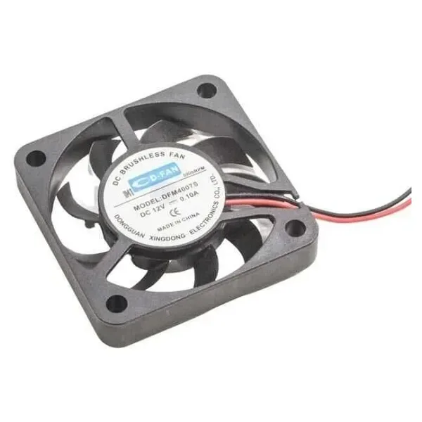 40x40x7mm 12V 0.1A Fan 2 Kablolu