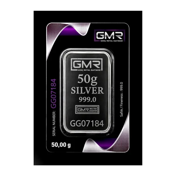 50 gr Külçe Gümüş