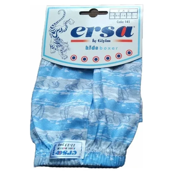 6 Lı Paket Ersa Erkek Çocuk Boxer Çocuk Desenli Boxer