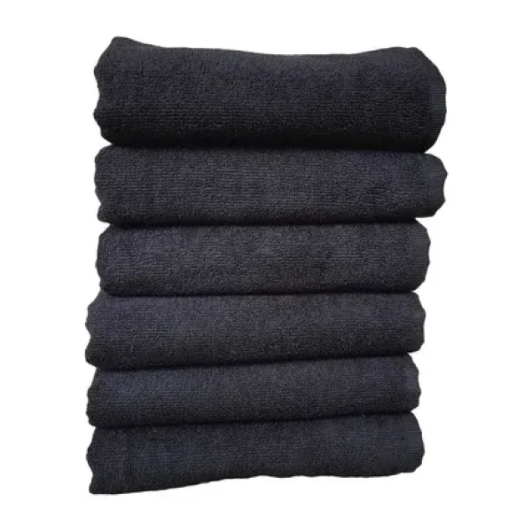 6Lı Paket Boya Tutmayan Mikrofiber El Yüz Spor Kuaför Havlusu 50X90 Cm