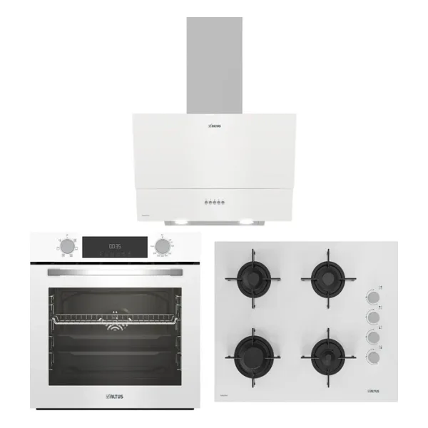 Altus Beyaz Ankastre Set ( Ala 322 W + Ala 159 Dhw + Ala 535 W )