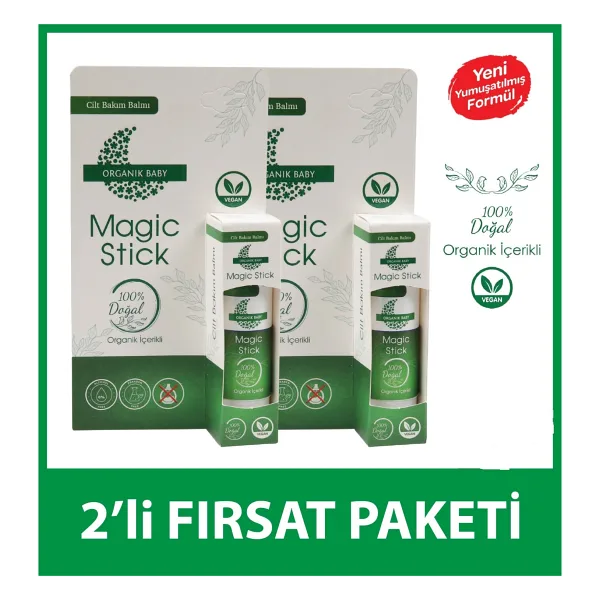 Anlık Yatıştırıcı Magic Doğal Stick Vegan 2 Adet
