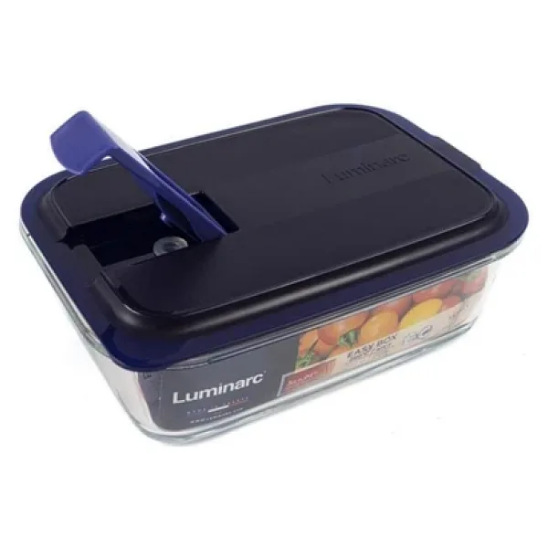 Aryıldız Luminarc Dikdörtgen Cam Saklama Kabı 122cl 21x15x7cm