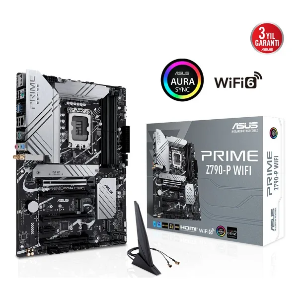 ASUS PRIME Z790-P WIFI 4xDDR5 HDMI/DP 3xM.2 1xGLAN 1700P ANAKART