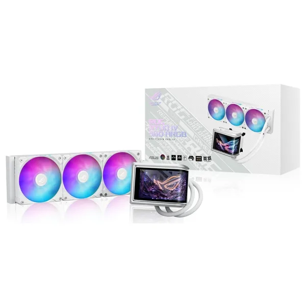 Asus ROG Ryuo IV 360 ARGB 360 mm Beyaz İşlemci Sıvı Soğutucu
