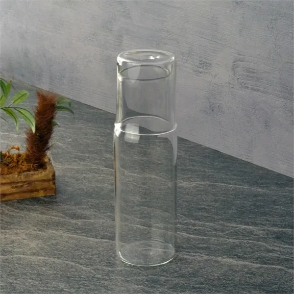 Basucu Bardakli Surahi - Cam Basucu Surahisi 600 Ml. Sade