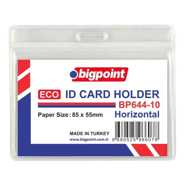 Bigpoint Eco Kart Poşeti Yatay 85X55mm X 100 Adet
