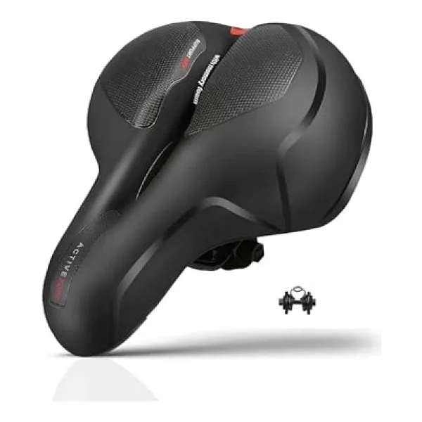 Bisiklet Koltuk Sele Airzone Hava Kanallı Reflektörlü Elastomer Yaylı Soft Doku Selesi