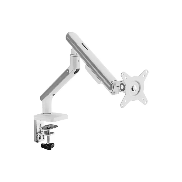 Brateck LDT68-C012 Beyaz 17-32 inç Tek Kollu Amortisörlü Monitör Standı