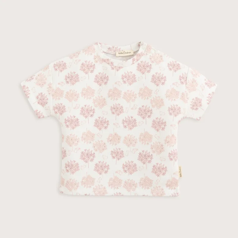 Chakra Secret Garden Baskılı Tshirt Ekru