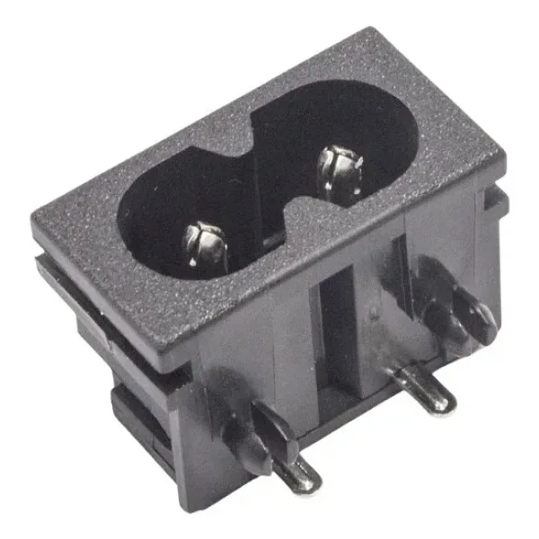 DB-8 C8 Erkek Power Soketi 90 Derece 22x12mm