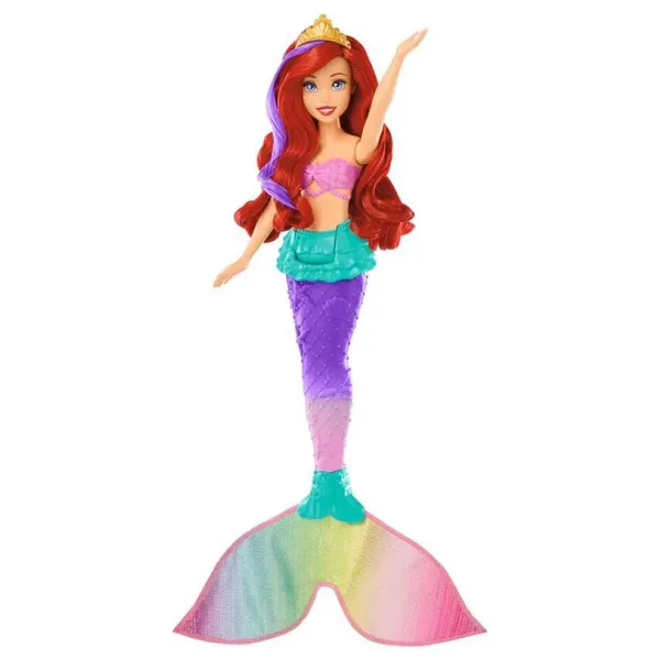 Disney Prenses Yüzen ve Renk Değiştiren Ariel Bebek HPD43