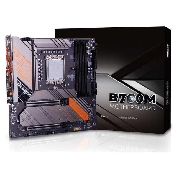 Dragos Dragmode B760M D4Pro Intel LGA1700 DDR4 ATX Anakart
