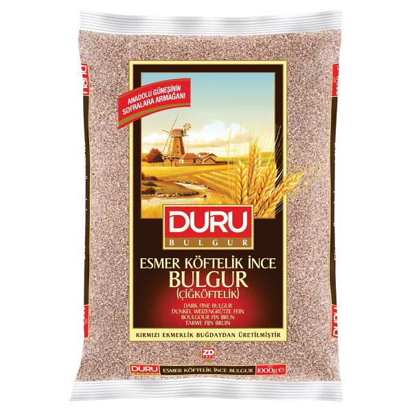 Duru Çiğ Köftelik Esmer İnce Bulgur 1 kg