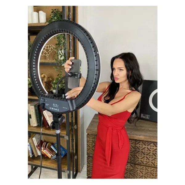 ELROND Ring Light Led Işık Halkası 21 Inç 54 cm Profesyonel Stüdyo Işığı Ve 210 cm Monopod Güzellik Merkezi