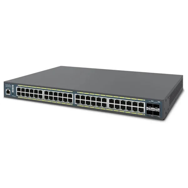EnGenius EWS7952FP-FIT 48 Port Gigabit PoE+ Yönetilebilir Switch | 740W PoE | 4x SFP Uplink