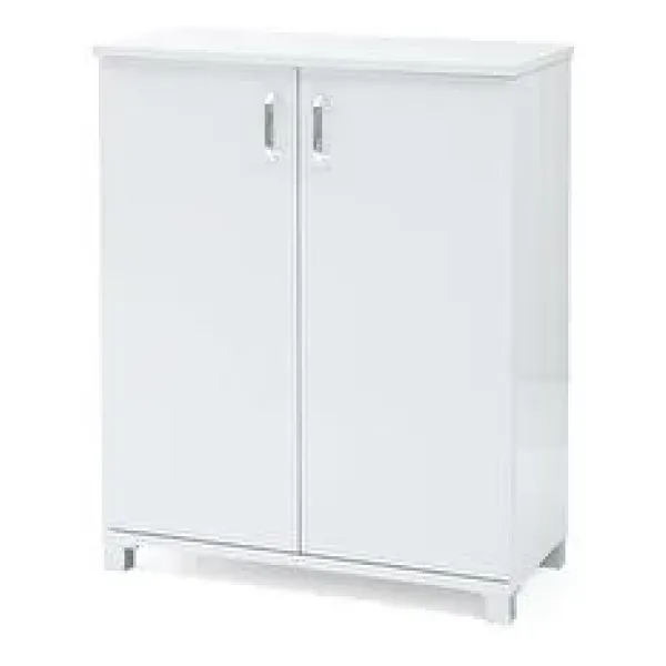 Erezoğulları Ekonomik 2 Kapaklı Ayakkabılık 71x35x89cm Demonte Beyaz