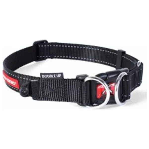 Ezydog Double Up Çift Halkalı Small Köpek Boyun Tasması - Siyah