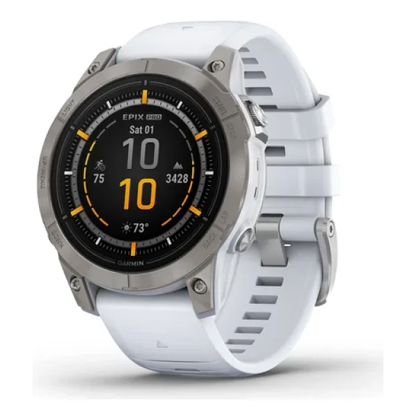 Garmin Epix Pro Gen 2 47mm Sapphire Edition Beyaz Akıllı Saat