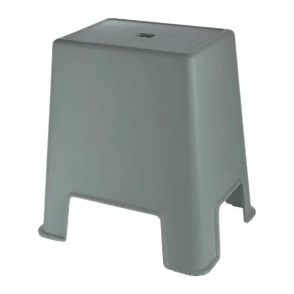 Geseus Banyo Taburesi Büyük Boy Çok amaçlı Tabure Açık Gri-481
