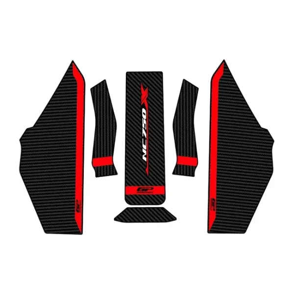Gp Kompozit Honda Nc 750 X 2025 Uyumlu Tank Pad Karbon-kırmızı
