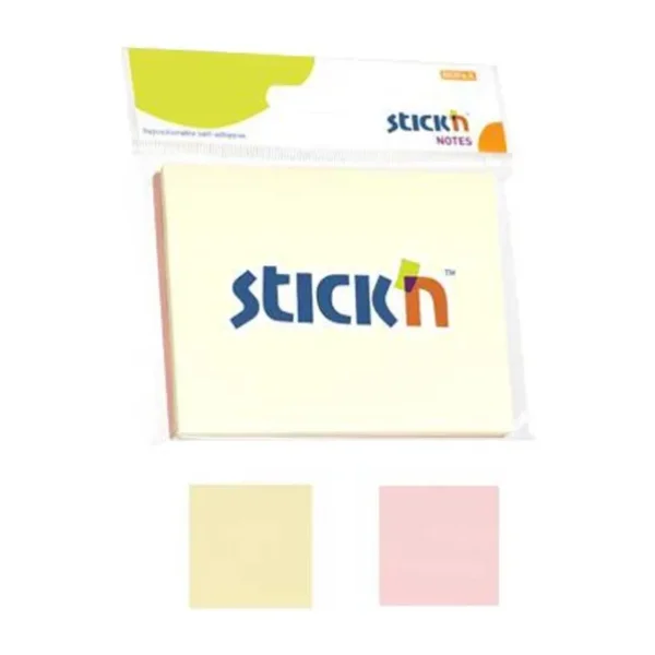 Hopax Stıckn Yapışkanlı Not Kağıdı 100 Yp 76x102 2 Pastel Renk 21094