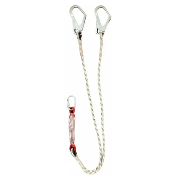 Hunsafety Çift Bacaklı Lanyard- Iki Çelik Kancalı Ve Bir Çelik Karabinalı Düşme Önleyici Lanyard