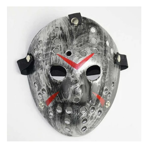 Jason Maskesi Hannibal Maskesi Metal Gumus Renk 20X25 Cm