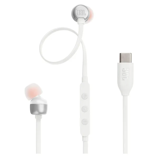 JBL Tune 310C Beyaz Type-C Kablolu Kulak İçi Kulaklık