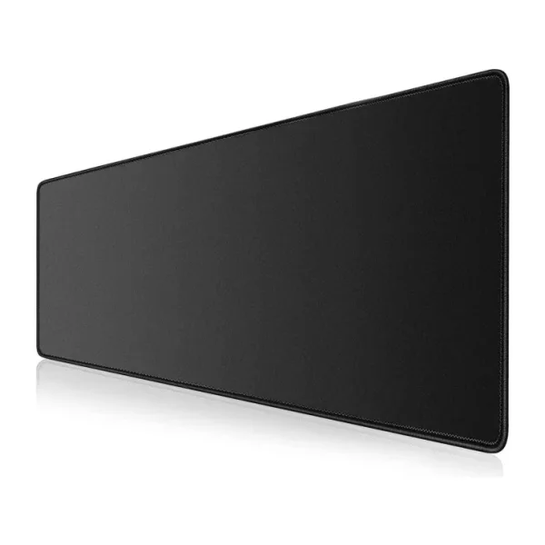 Klasse Pro Black Edition - Dikişli Kenar 70x30, 90x40, 100x50 ve 120x60 cm Oyuncu Gaming Mouse Pad (Siyah, 90x40 cm)