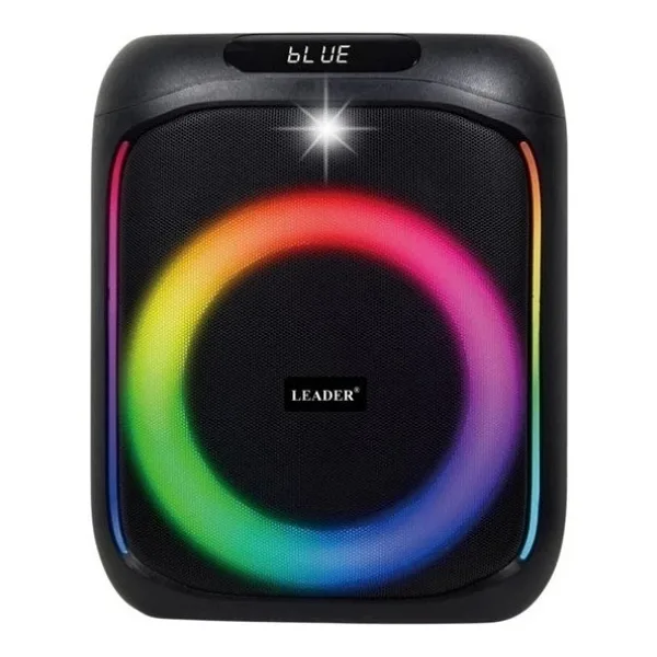 Leader LP-6540 Portatif Aktif Ses Sistemi Siyah Renkli 40 W Güçlü Bluetooth 5.0 Özellikleriyle