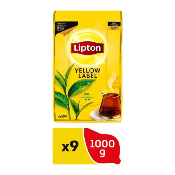 Lipton Yellow Label Tea 1 kg 9'lu Çay