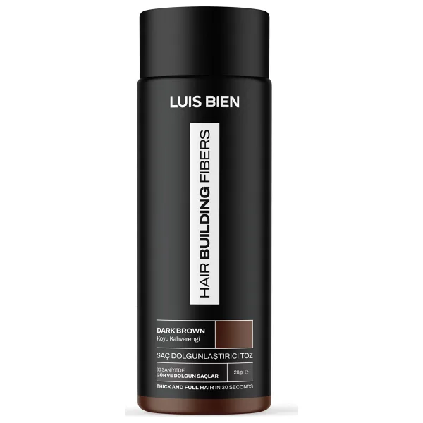 Luis Bien Saç Dolgunlaştırıcı Toz Fiber Koyu Kahverengi 20 gr