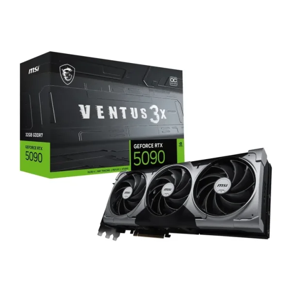 MSI RTX 5090 32G Ventus 3X OC G5090-32V3C 512 Bit GDDR7 32 GB Ekran Kartı