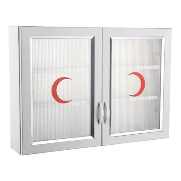Omnipazar Clk-846 Pvc İlk Yardım Ecza Dolabı 2 Kapaklı Beyaz