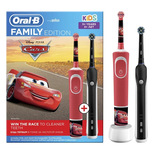 Oral-B Aile Paketi Pro Care 700 + D100 Cars Şarjlı Diş Fırçası