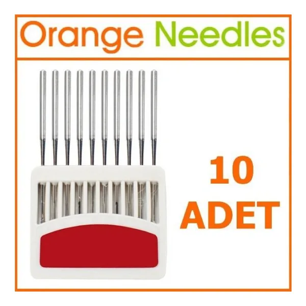 Orange DPX35R Deri Makine Iğnesi 18/110 Numara - Gümüş