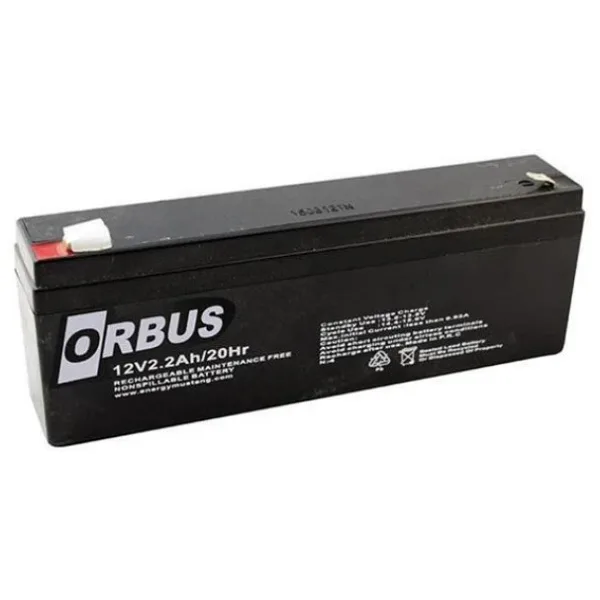 Orbus 12 V 2.2 Ah 178x34x60 Mm Kuru Akü 6 Ay Garantili