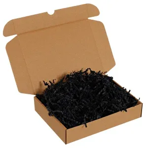 Packanya Siyah Kırpık Kağıt ( Zigzag Kağıt ) - 50 gr