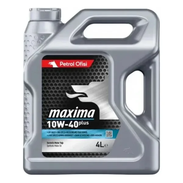 Petrol Ofisi Maxima Plus 10W-40 4 lt Motor Yağı - 2026