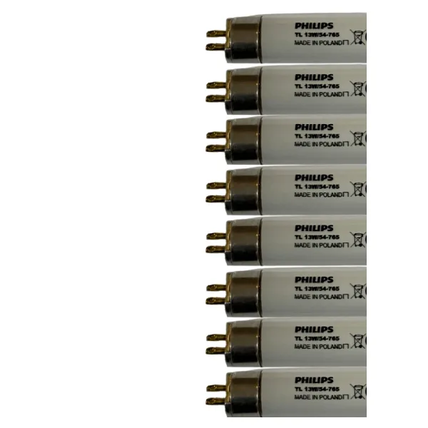Philips 13W 765 6500K (Beyaz Işık) Floresan G5 Duylu T5 Floresan (8 Adet)