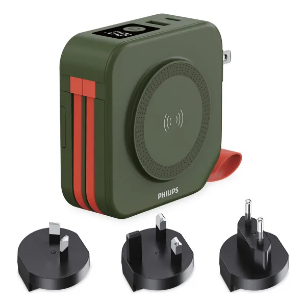 Philips DLP4347CG Yeşil 10000 mAh Hızlı Şarj MagSafe Powerbank
