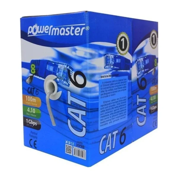 Powermaster Cat6 100 Metre Ethernet Network Kablosu