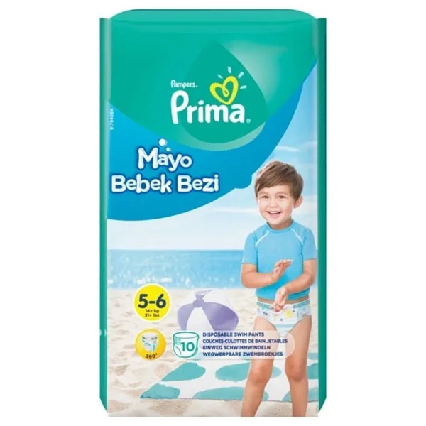 Prima 5-6 Beden 14+ kg 10'lu Mayo Bez