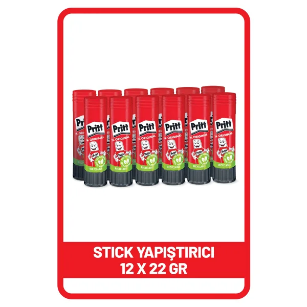 Pritt Stick 22 gr 12'li Yapıştırıcı